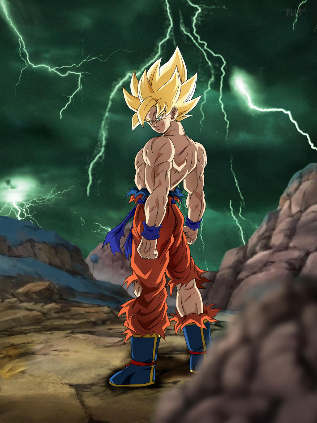 Goku Super Sayan 2 by YennK999 on DeviantArt