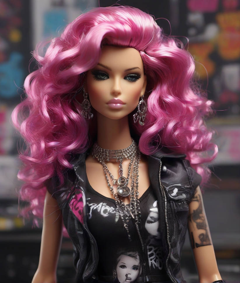 Punk Rock Barbie 1 by kodeti on DeviantArt