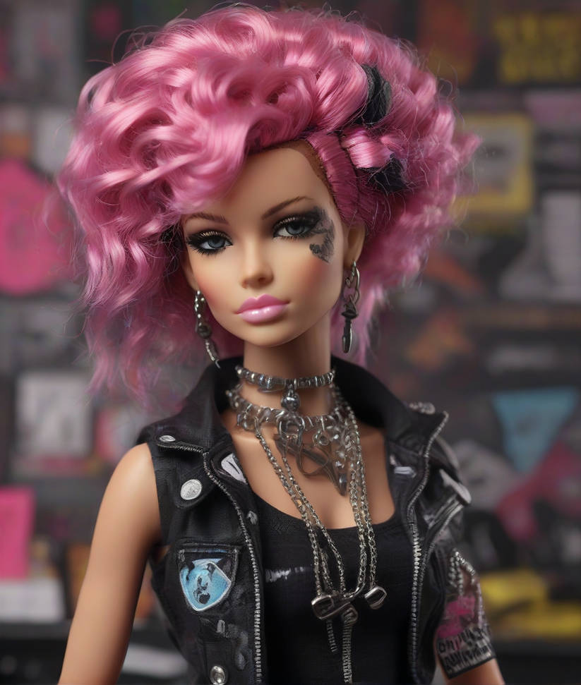Punk Rock Barbie 1 by kodeti on DeviantArt