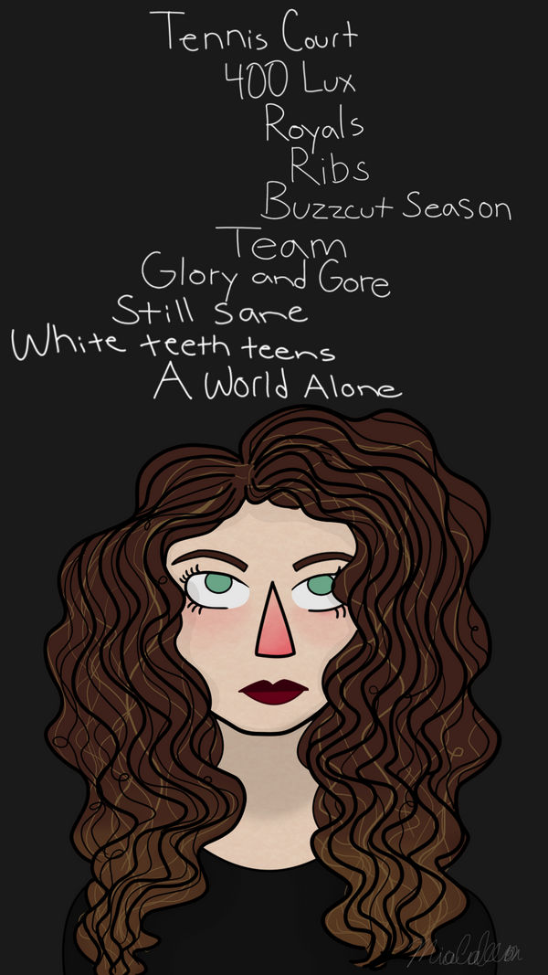 Lorde by PencilDrawer101 on DeviantArt