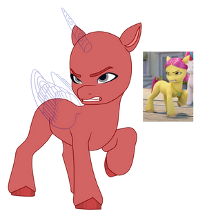 MLP:ANG MYM CH1 Angry Posey base f2u