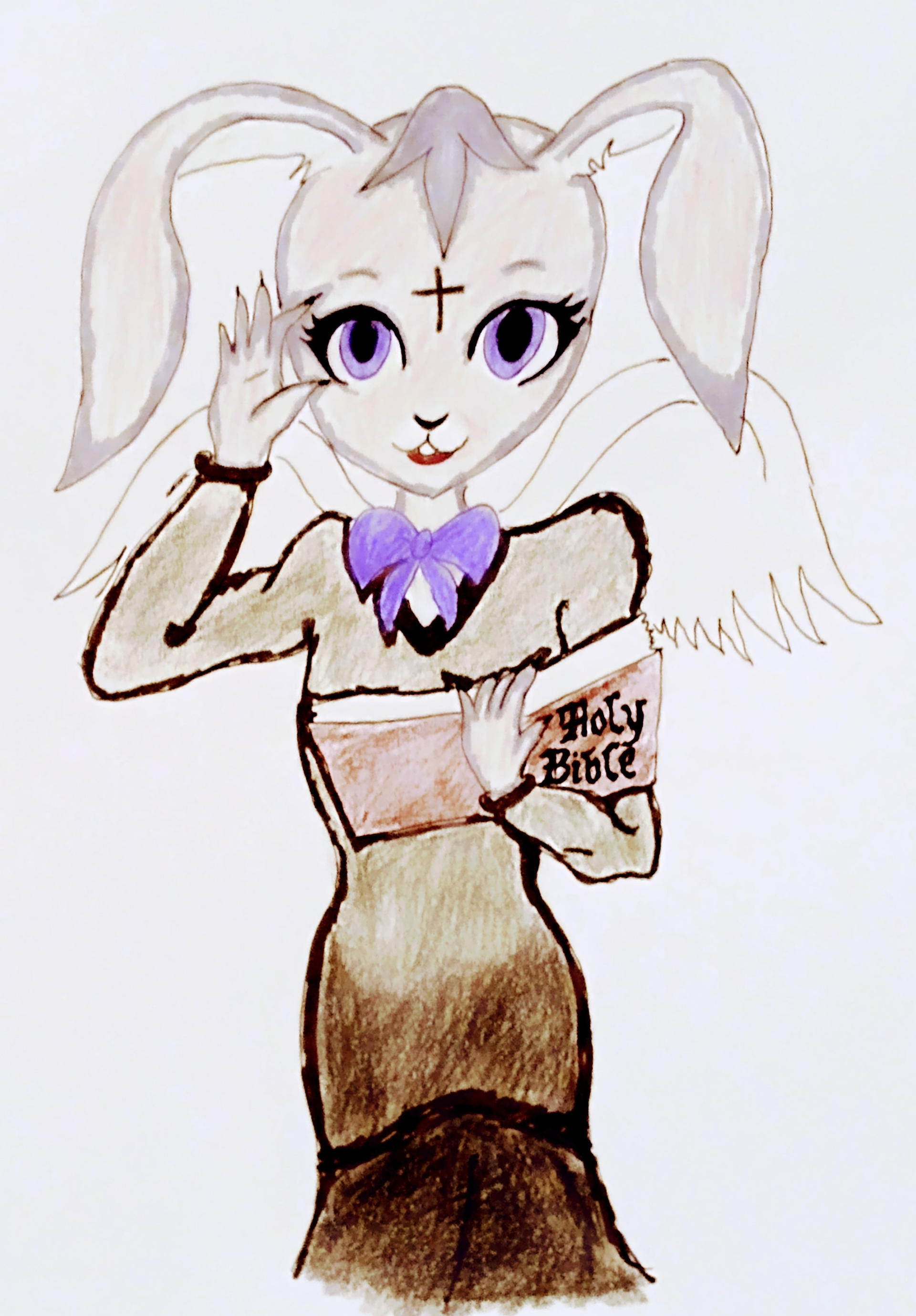 Dunlicraft Rachel Rabbit Easter Passover : Mr.Hopps Great Wednesday Grey by SpringBonnie-MeriEwe ...