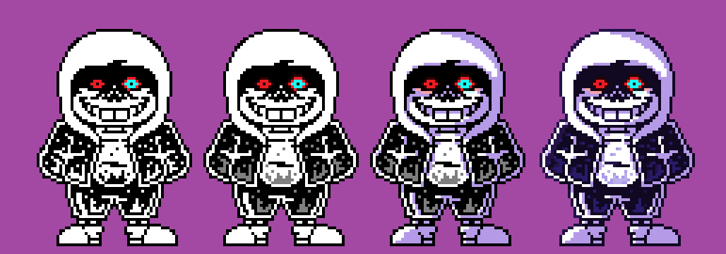 Dust Sans Battle Sprite by JesterBones4150 on DeviantArt