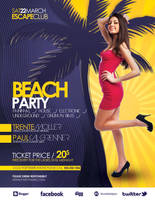 Beach Party Flyer Poster