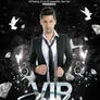 VIP Party Flyer PSD Template Silver