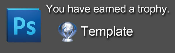 Ps3 trophy notification template by dmario14 on DeviantArt