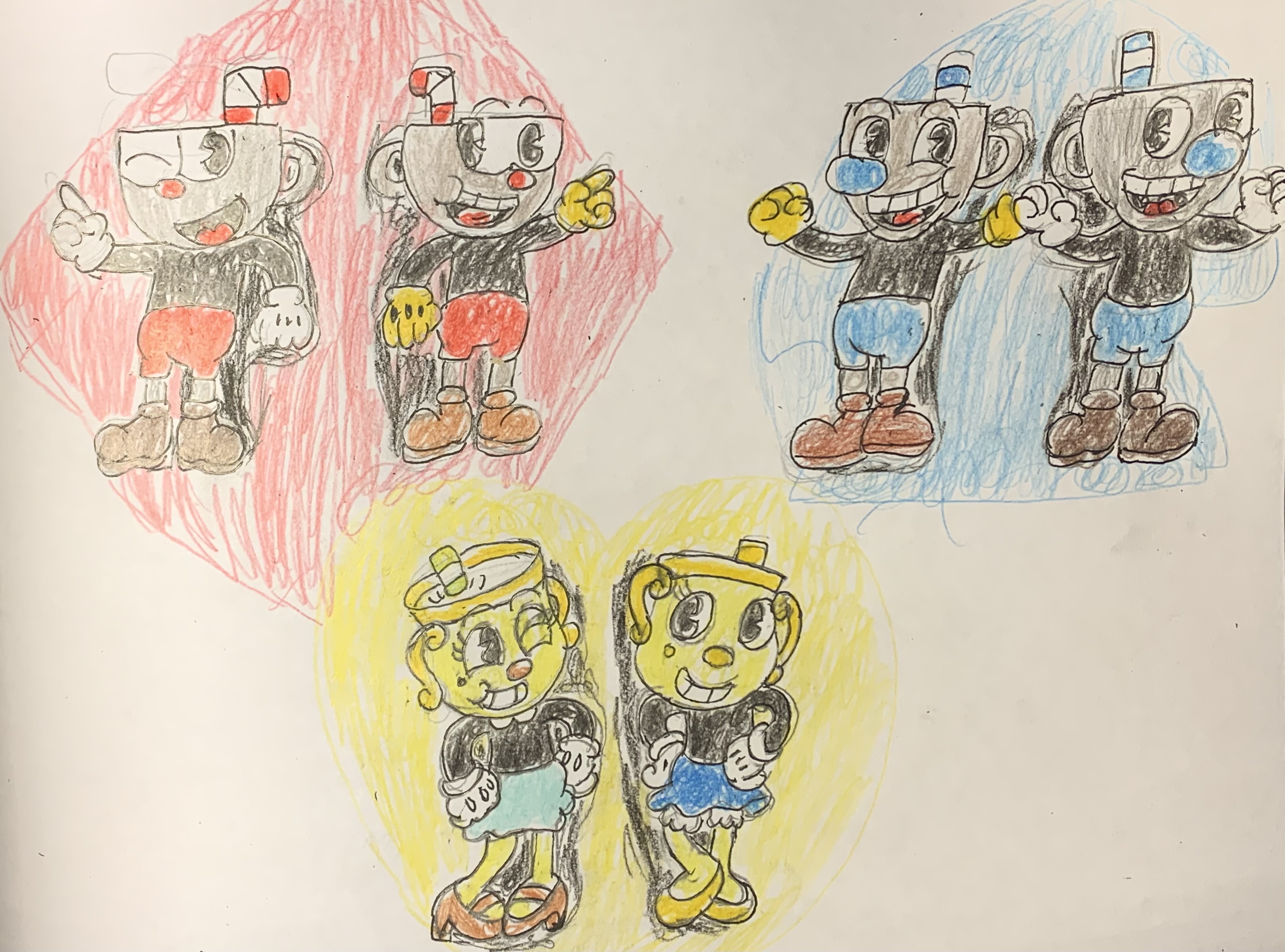 Cuphead and Mugman by Redpanda2608 on DeviantArt