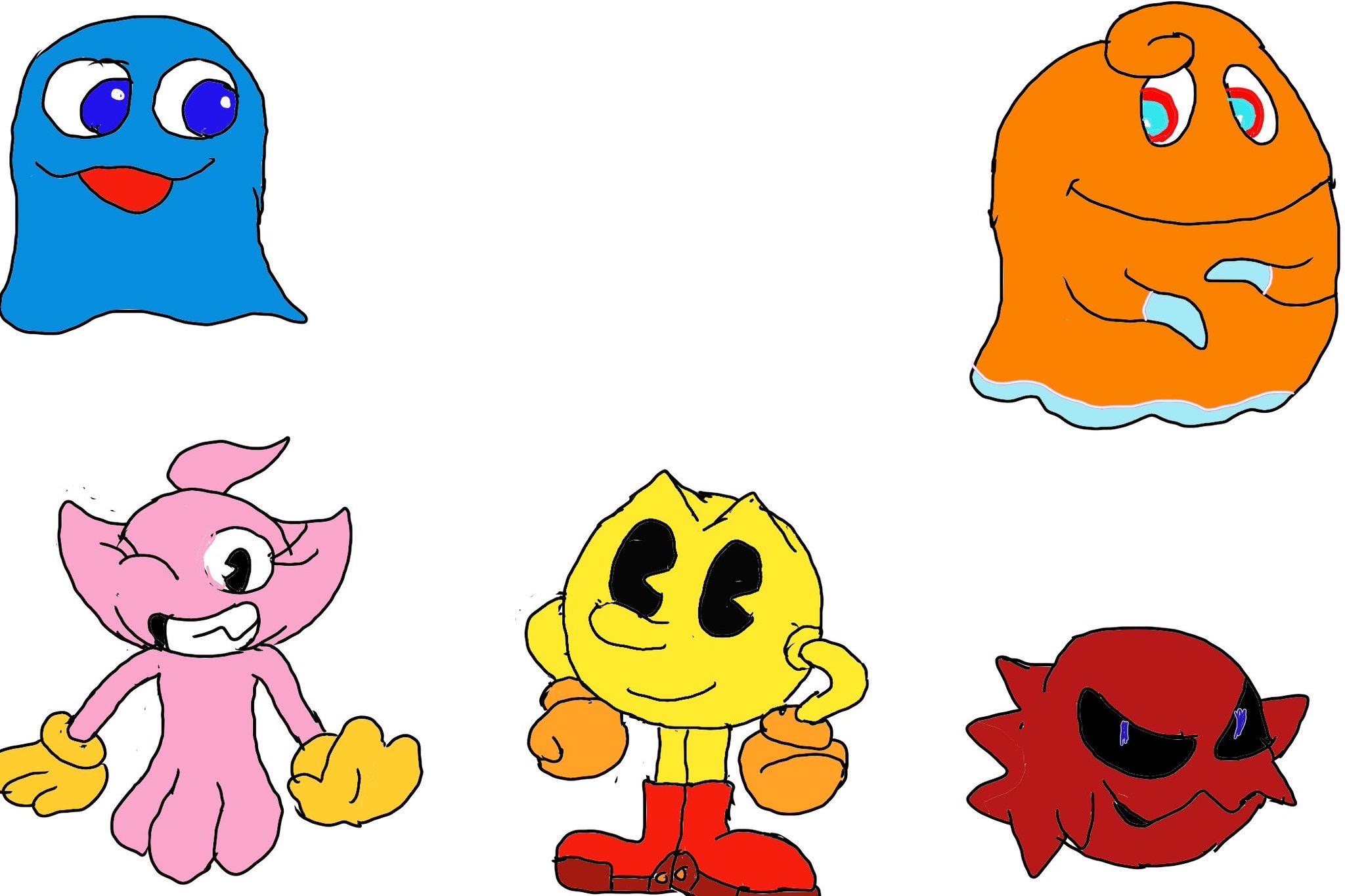 Drippy Pac Man Happy 43rd PacMan by ArtsyTanooki on DeviantArt