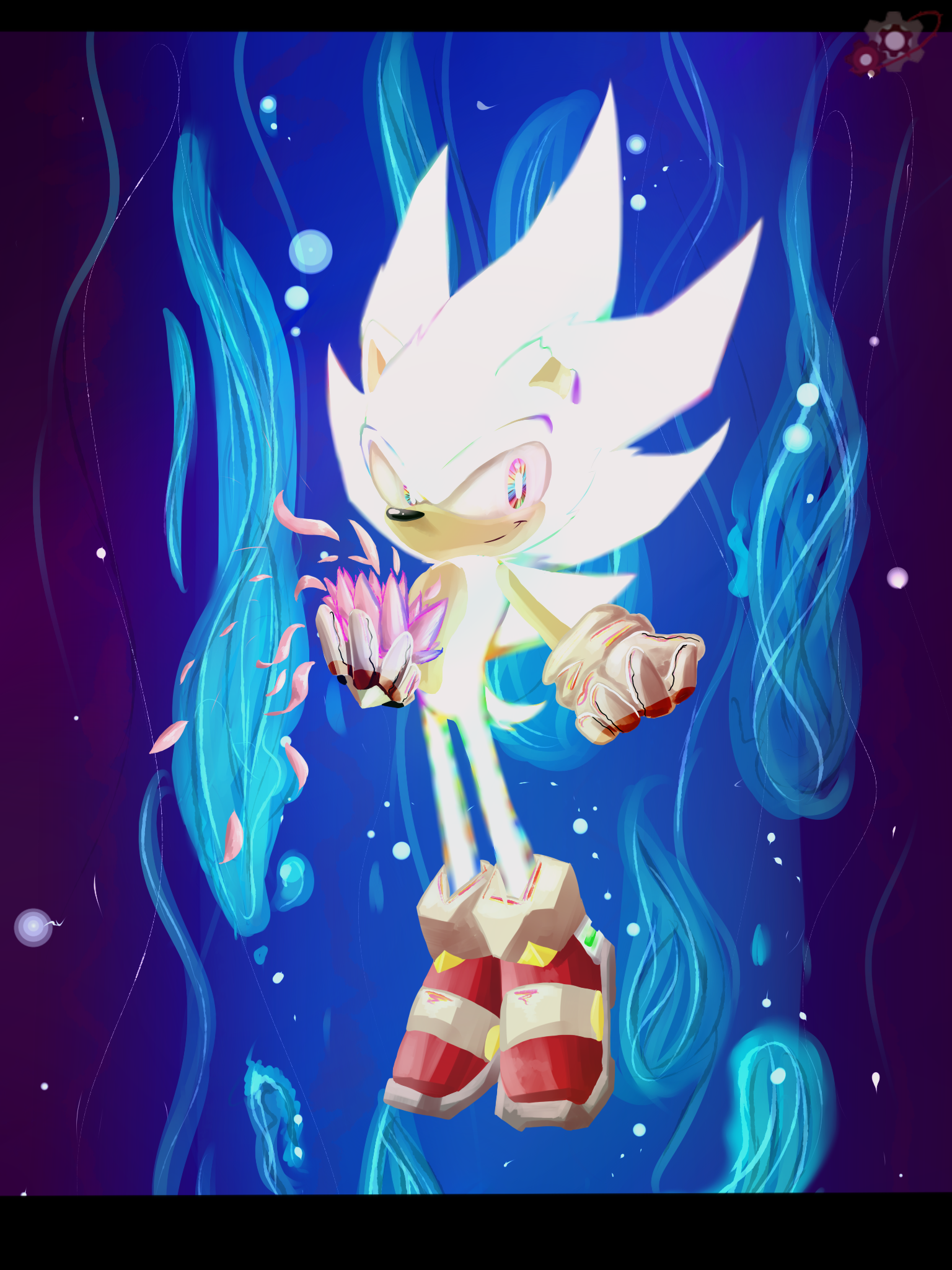 Hyper Sonic & Hyper Silver Redraw, an art print by Jaz - INPRNT