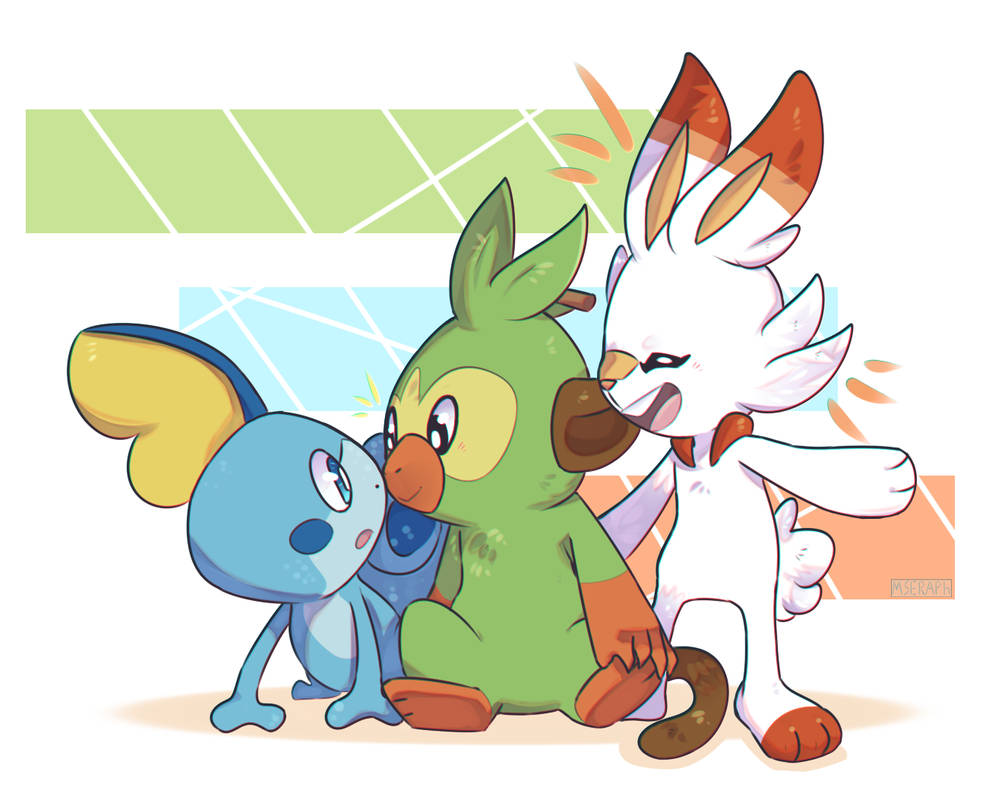 Gen 8 Starters By MetallicSeraph On DeviantArt gen-8-starters-by-metallicseraph-on-deviantart