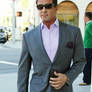 Sylvester Stallone dressed up