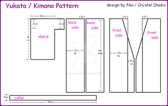 Yukata-Kimono Pattern