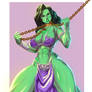 She-Hulk: Slave Leia Cosplay