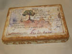 Decoupage box by InkKiller