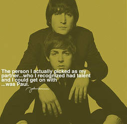 Quote by John, about Paul