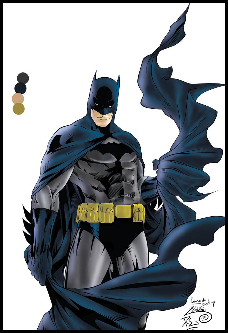 Batman Colour 1 by RossEdwardsArt on DeviantArt