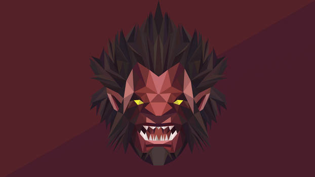 Axe Dota 2 Low Poly Art