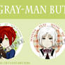 D.Gray-man button set 1