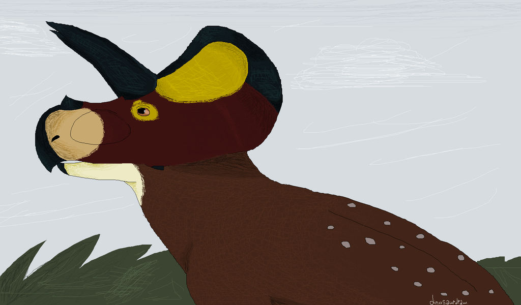 Roblox Era Of Terror Drawing Triceratops By Dinosaurdraw -