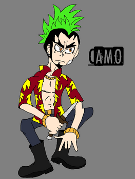 camo as a human - sonic oc