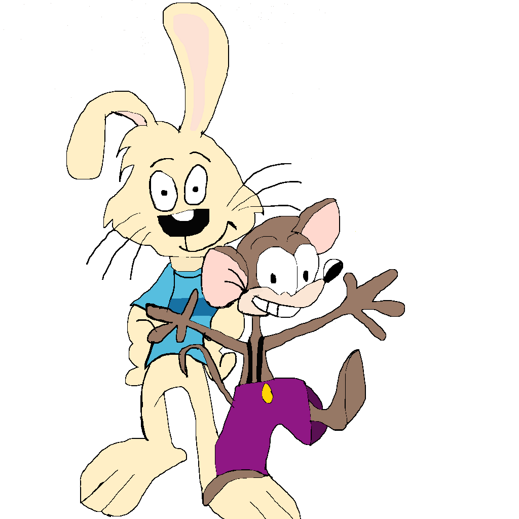 Hug A Rabbit Lenny lenny the rabbit and sid the mouse (request) by DaWarrior5150 on DeviantArt