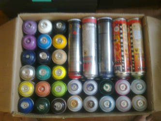 Spray Paint Cans