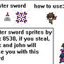 Master Sword Overworld Sprites