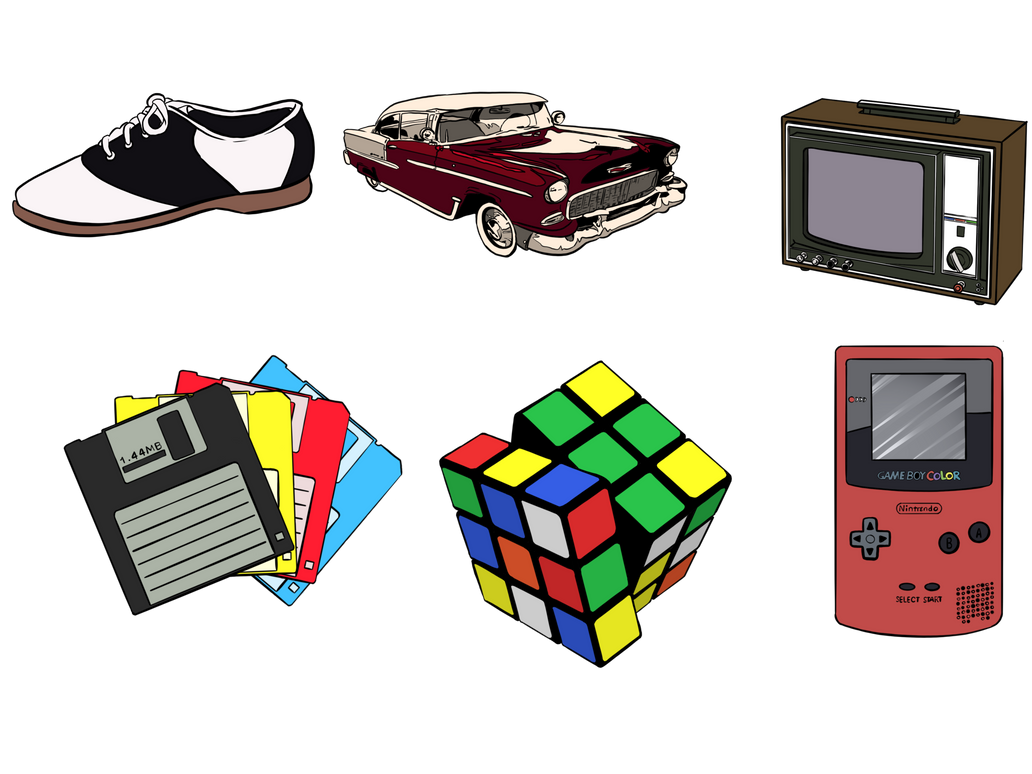 90's Gadgets Sticker Pack :: Behance