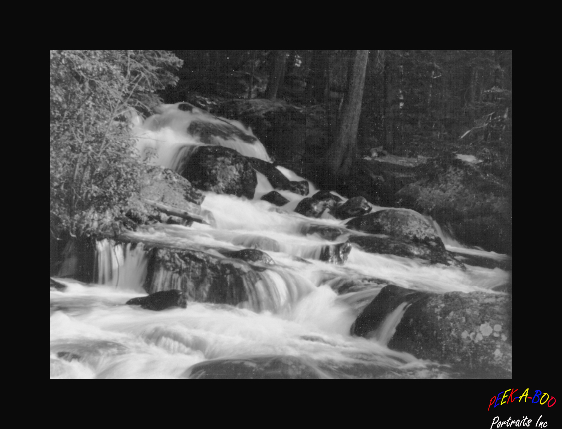 Stream 1 in Black and White