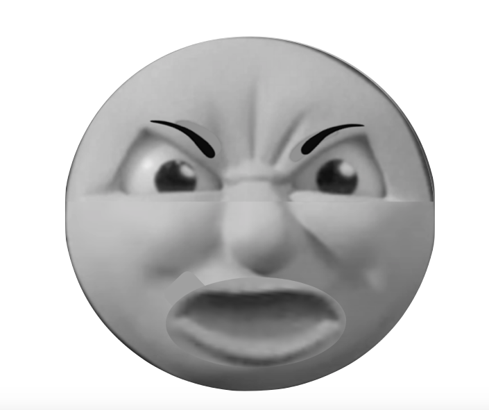 James' Rage/Offended Face by MrTrainer1110 on DeviantArt