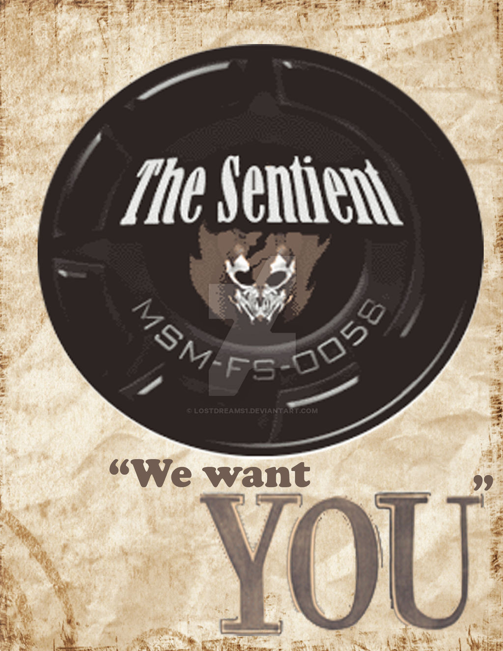 Sentients We Want You Poster By Lostdreams1 On DeviantArt sentients-we-want-you-poster-by-lostdreams1-on-deviantart