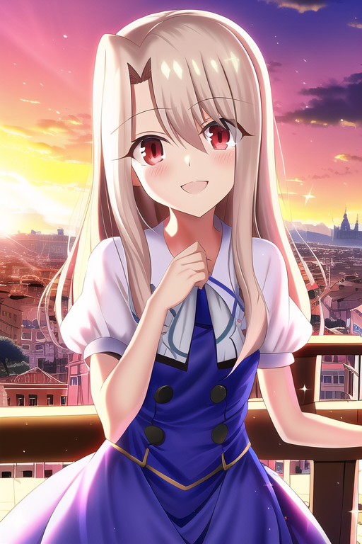 Premium Photo  Cute anime woman looking at the cityscape by night