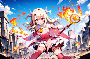 Illya, the abandoned magic attacker.
