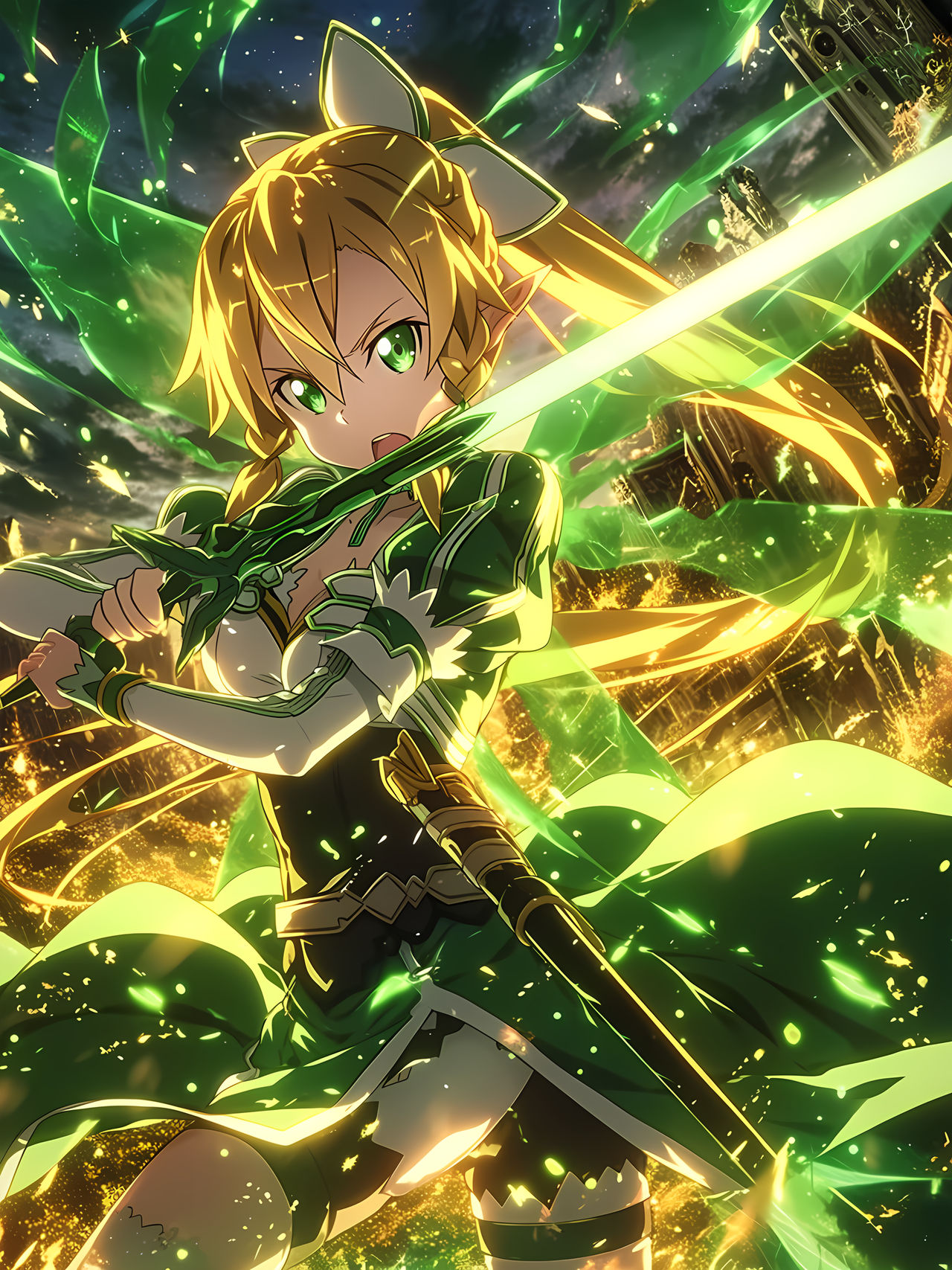 Leafa Body Cool SAO leafa in the zone! by Canpon1992X on DeviantArt