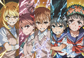 cool faces from A Certain Scientific Railgun!