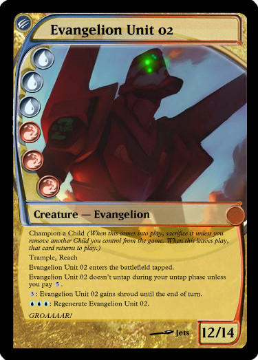 EVA 02 for Magic the Gathering by Warrior-Within on DeviantArt