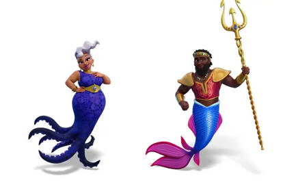 Ursula and King Triton in upcoming 'Ariel' Show