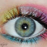 Candy eye makeup