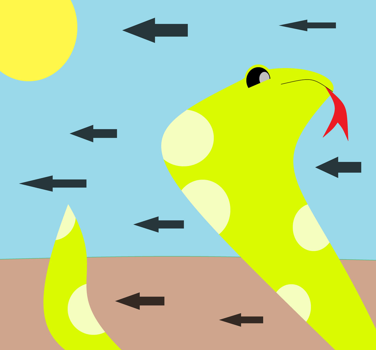 Snake On the move by burgar on DeviantArt