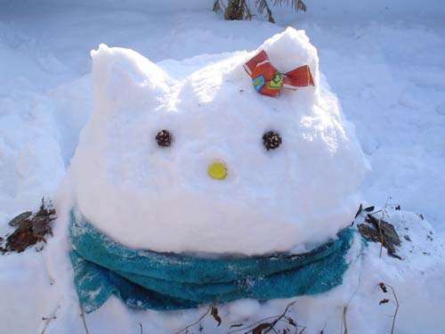 Hello Kitty SnowMan