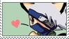 Neko Kakashi Stamp by mousegirl