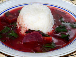 Swiss chard soup