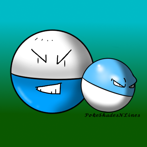 Electrode and Voltorb by Anime-Sasu94 on DeviantArt