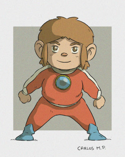Alex Kidd in Miracle World Fan art dibujo by Carlos-MP on DeviantArt