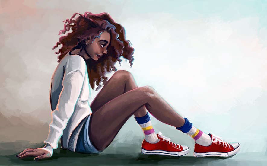 Red converses