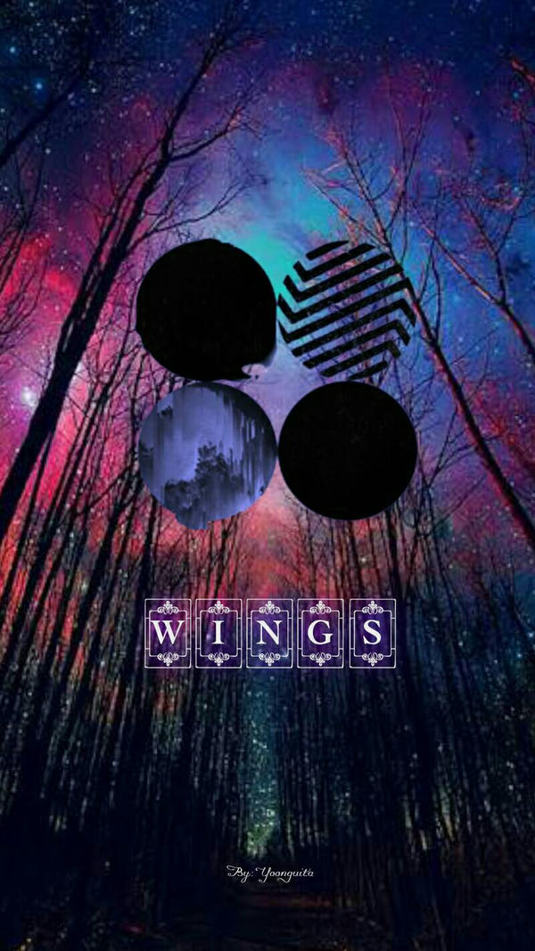 BTS Wings album Wallpaper by Yoonguita on DeviantArt BTS Wings album Wallpaper by Yoonguita on DeviantArt