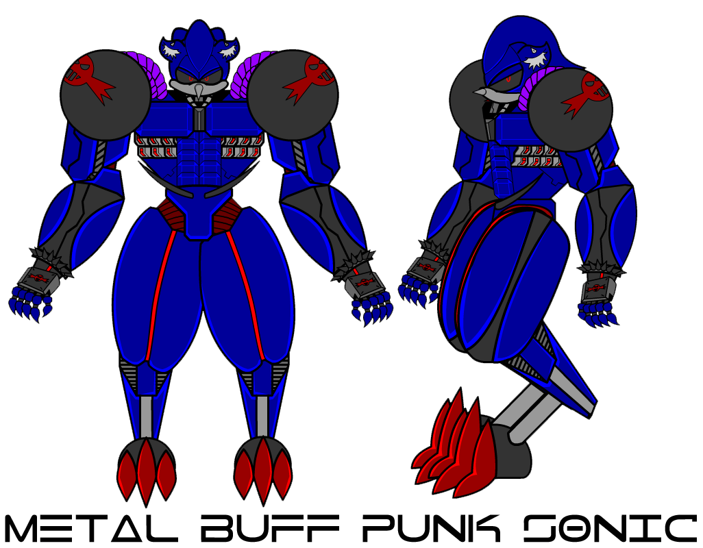 Stuff Metal Buff Punk Sonic by SUPREMOXQ15 on DeviantArt