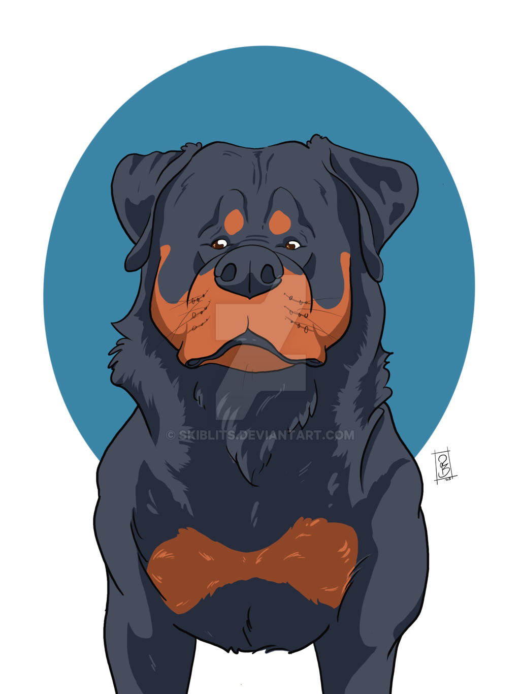 Rottweiler by Skiblits on DeviantArt
