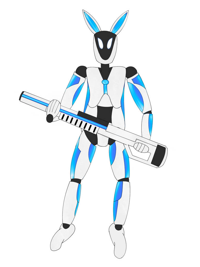 Bunny Droid Battler by SoapieHH on DeviantArt
