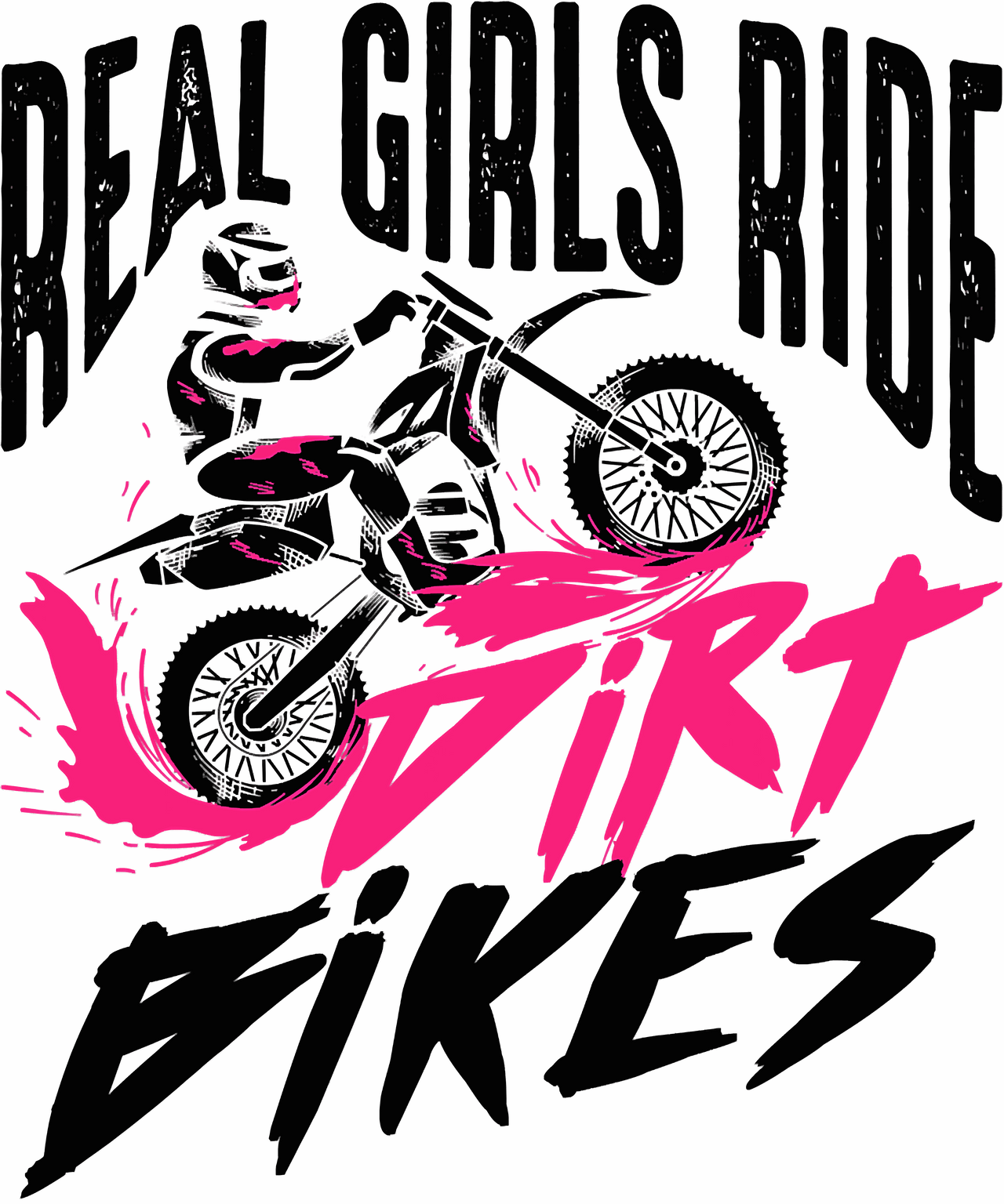 Cute Real Girls Ride Dirt Bikes Funny Motorbike R by FamilyLogic on  DeviantArt